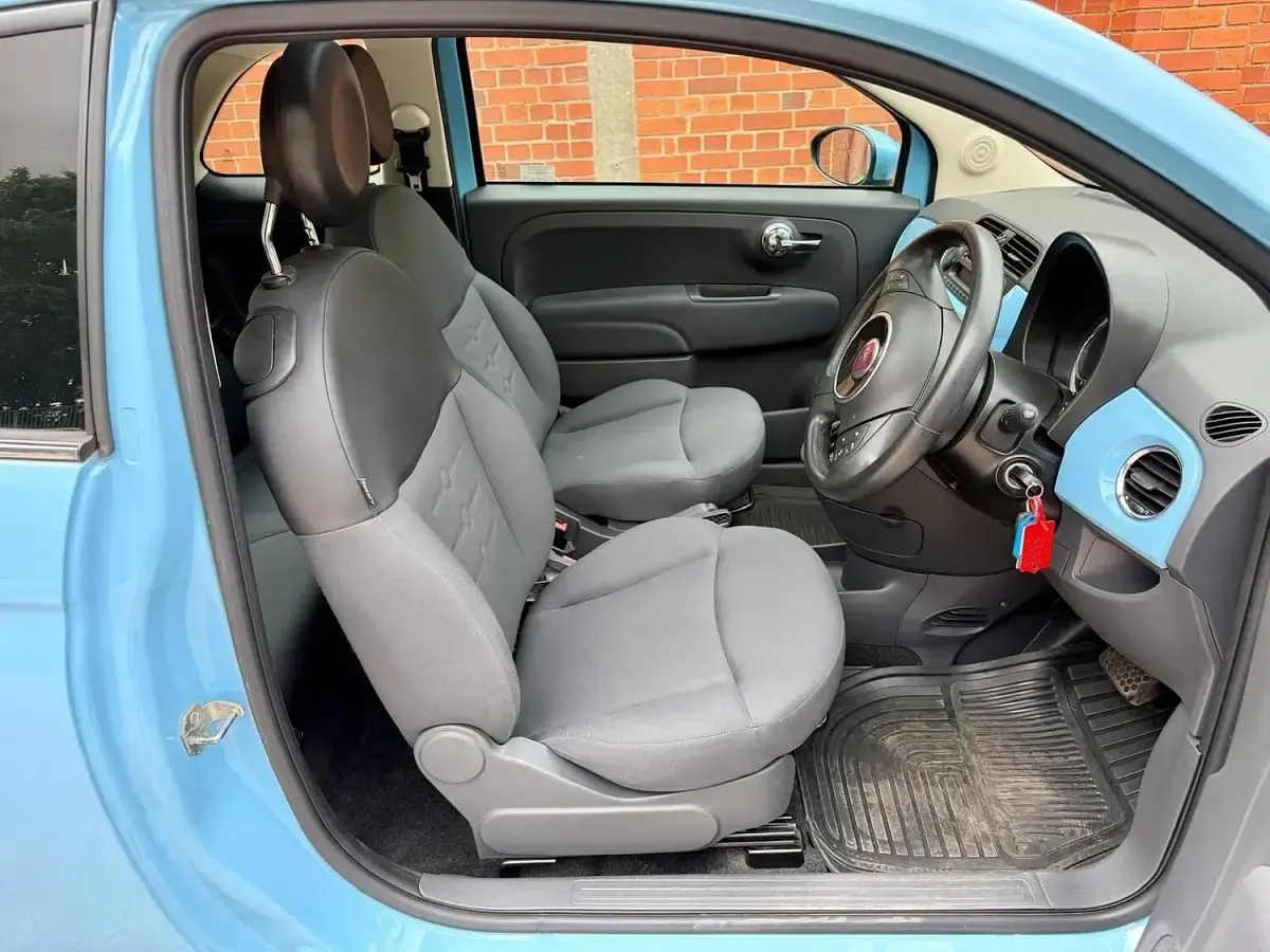Used Fiat 500 Lounge 2014 Blue Hatchback