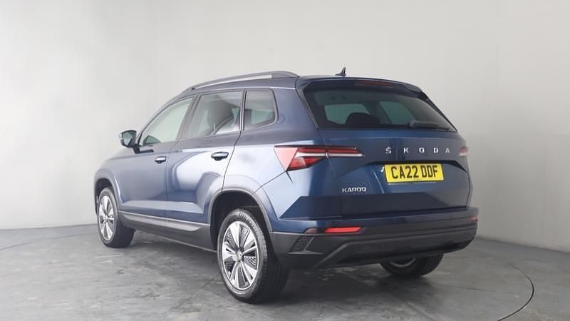 Used Skoda Karoq SE Drive 116 HP (85 kW) 2022 Blue SUV