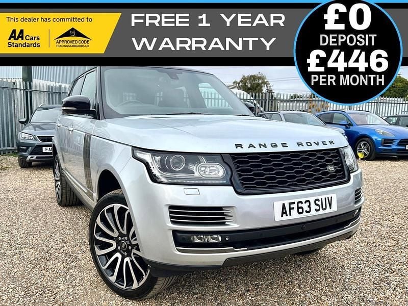 Silver Used 2013 Land Rover Range Rover Autobiography SUV | £18,990 (Good price) - Image 1/4