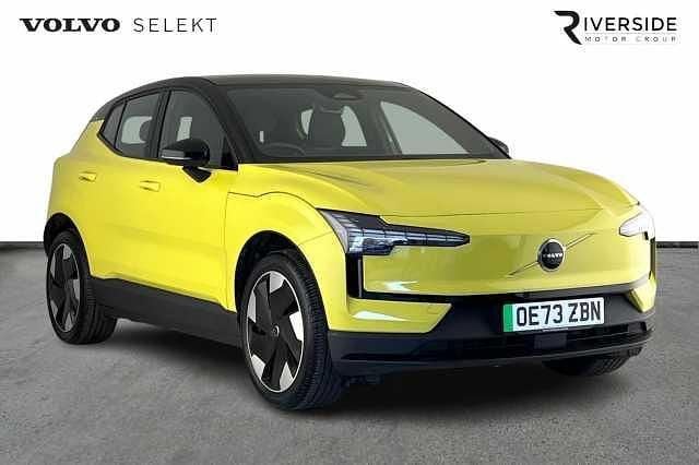 Yellow Used 2024 Volvo EX30 Plus SUV | £25,690 (Super price) - Image 1/4