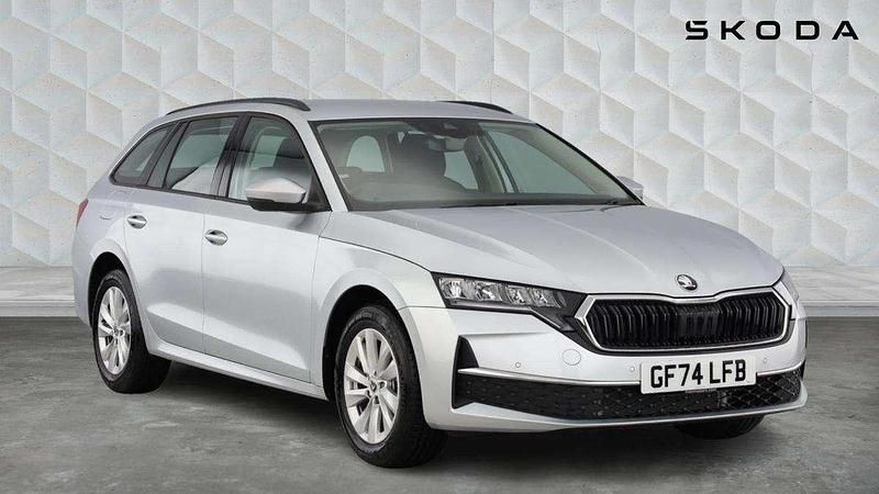 Silver Used 2024 Skoda Octavia SE Technology Estate | £24,250 (Good price) - Image 1/4
