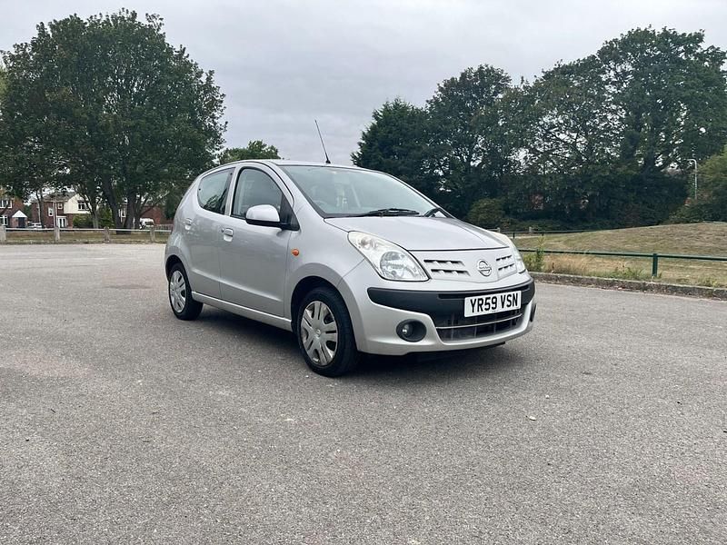 Silver Used 2009 Nissan Pixo N-TEC Hatchback | £1,995 (Fair price) - Image 1/4