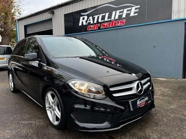 Used Mercedes B200 AMG line 136 HP (100 kW) 2015 Black MPV