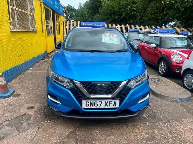 Used Nissan Qashqai N-Connecta 2017 Blue SUV