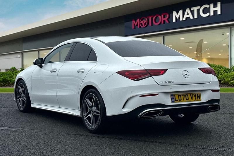 Used Mercedes CLA180 AMG line 2021 White Sedan
