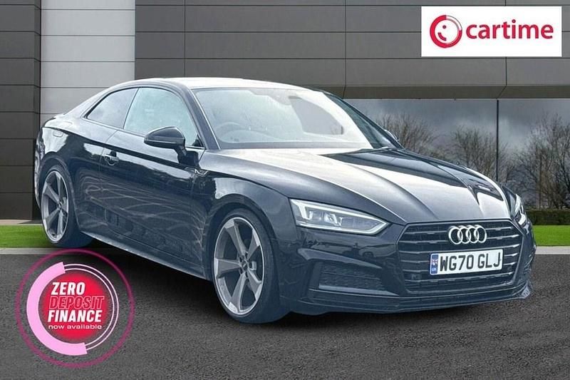 Used Audi A5 Black Edition 190 HP (139 kW) 2020 Black Coupe