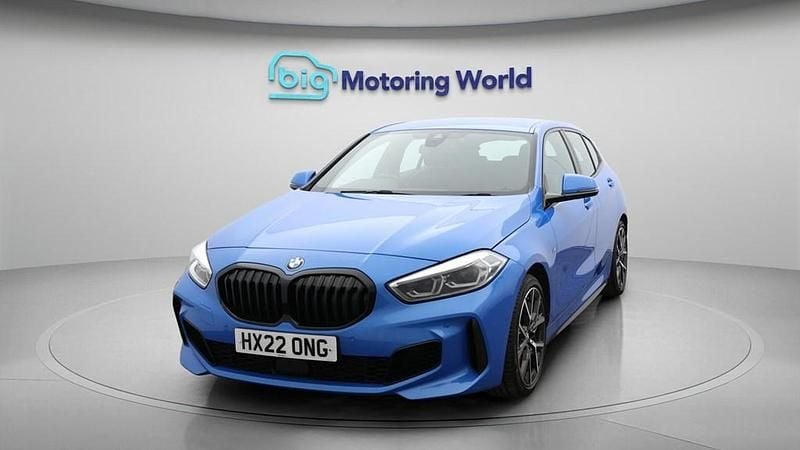 Used BMW 128 M Sport 265 HP (194 kW) 2022 Blue Hatchback