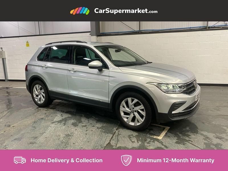 Silver Used 2021 VW Tiguan Life SUV | £19,497 (Fair price) - Image 1/4