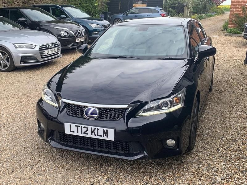Used Lexus CT200h Sport Line 2012 Black Hatchback