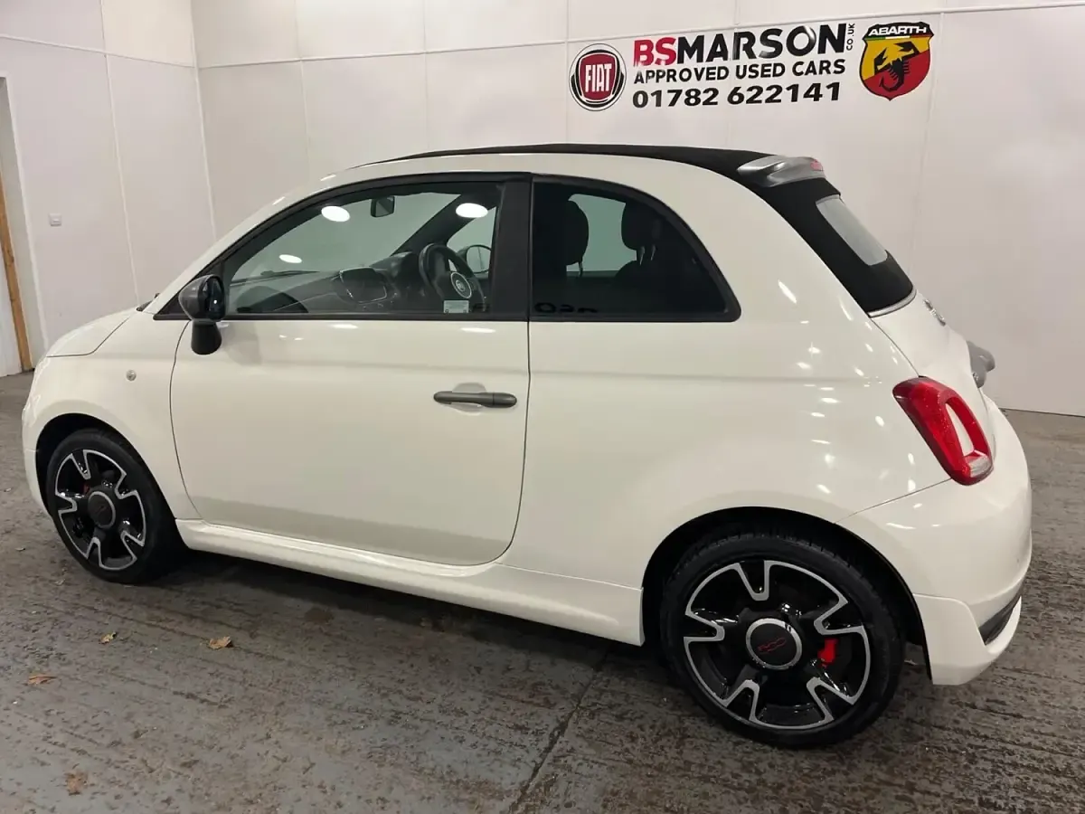 Used Fiat 500 S 105 HP (77 kW) 2016 White Cabriolet