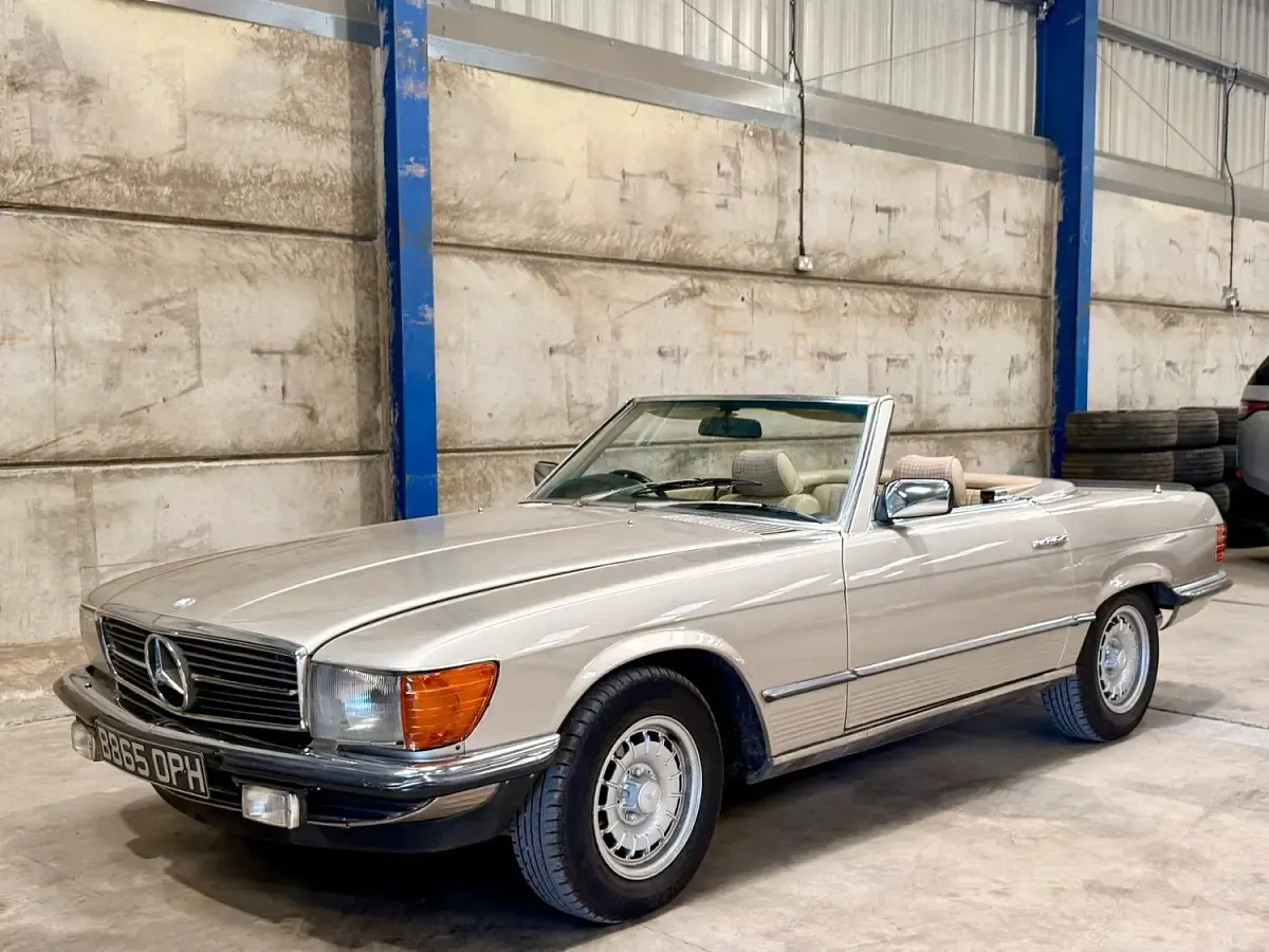 Used Mercedes SL280 1985 Gold Cabriolet