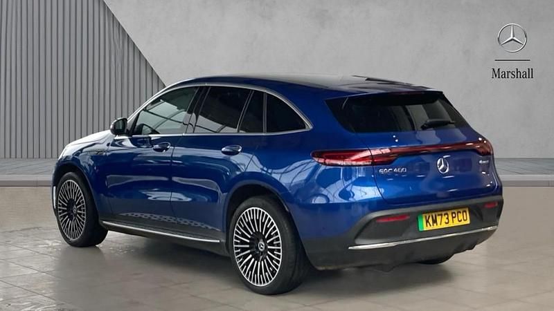Used Mercedes EQC400 AMG Line Premium 300 kW (408 HP) 2023 Blue SUV