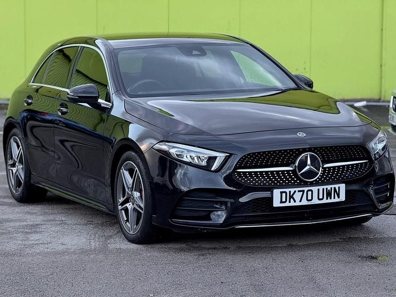Used Mercedes A200 AMG line 2020 Black Hatchback