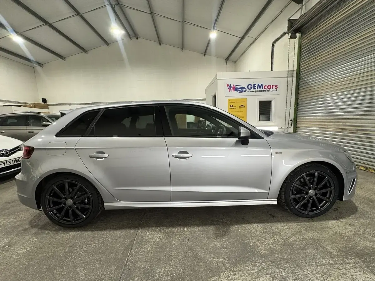 Used Audi A3 S-Line 184 HP (135 kW) 2016 Silver Hatchback