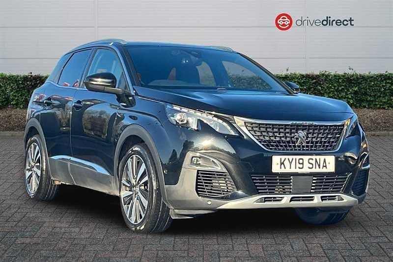 Black Used 2019 Peugeot 3008 Premium Hatchback | £14,311 (Fair price) - Image 1/4