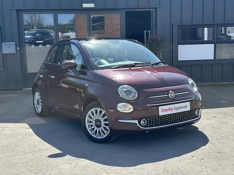 Used Fiat 500 Lounge 69 HP (50 kW) 2018 Red Hatchback