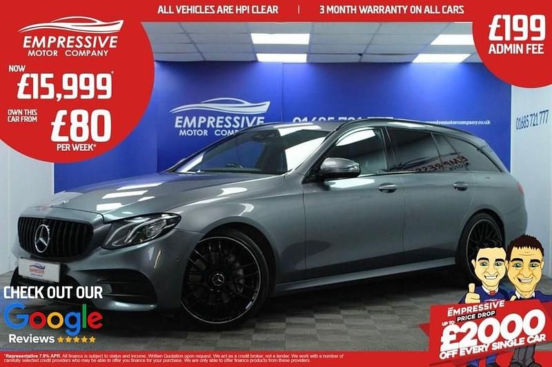 Grey Used 2018 Mercedes E220 AMG line Estate | £15,999 (Fair price) - Image 1/4