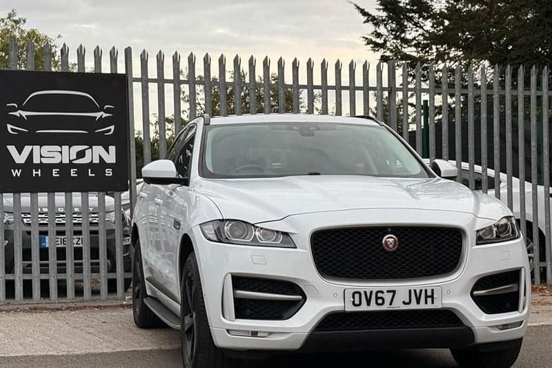 White Used 2017 Jaguar F-Pace R-Sport SUV | £16,495 (Fair price) - Image 1/1