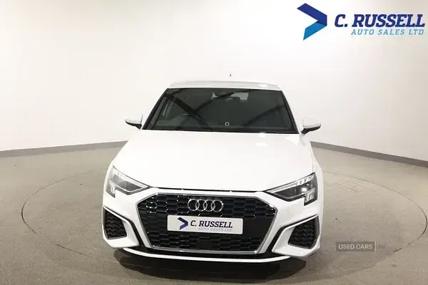Used Audi A3 S-Line 150 HP (110 kW) 2022 White Sedan