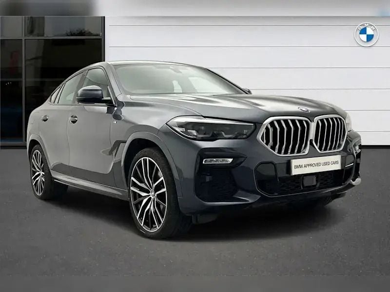 Grey Used 2021 BMW X6 M Sport SUV | £42,495 (Good price) - Image 1/3