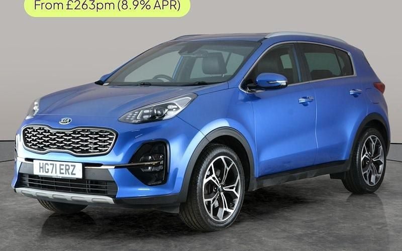 Used Kia Sportage GT-Line 136 HP (100 kW) 2021 Blue SUV