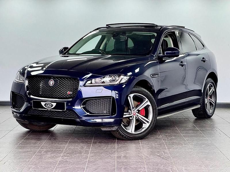 Blue Used 2018 Jaguar F-Pace S SUV | £26,990 (A bit pricey) - Image 1/4