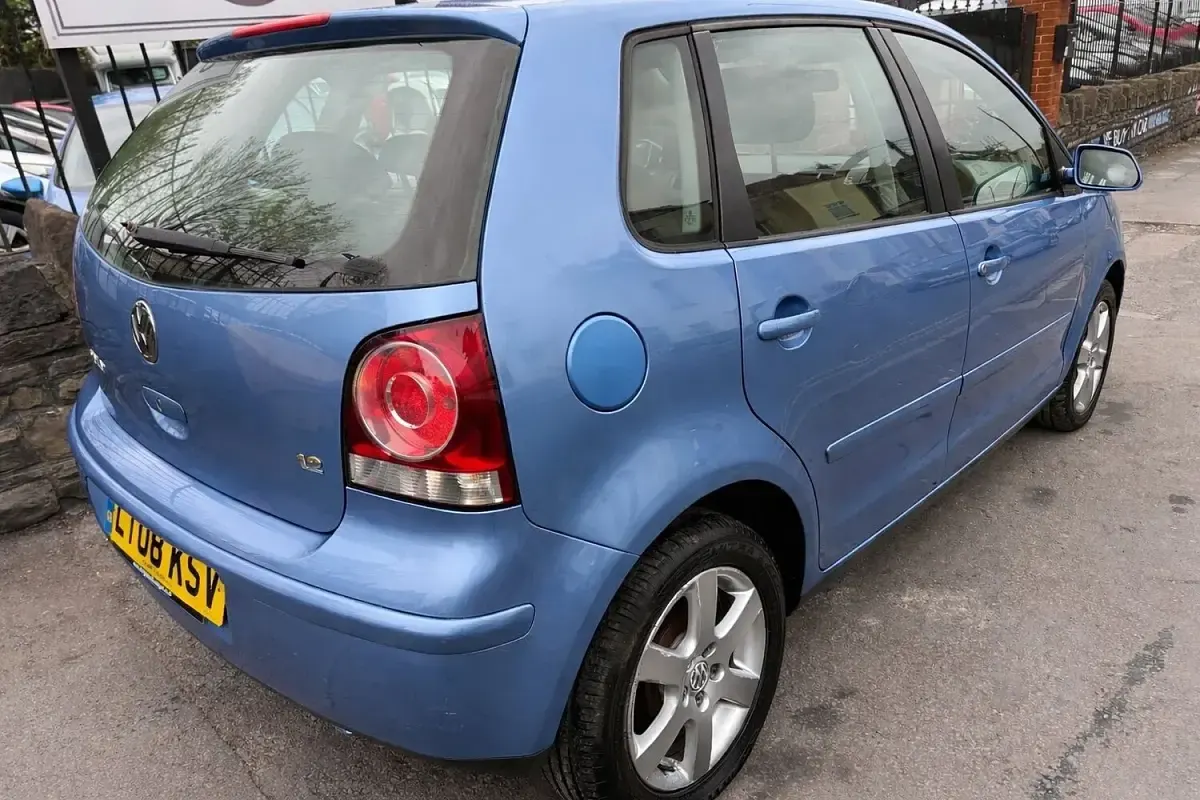 Used VW Polo Match 70 HP (51 kW) 2008 Blue Hatchback