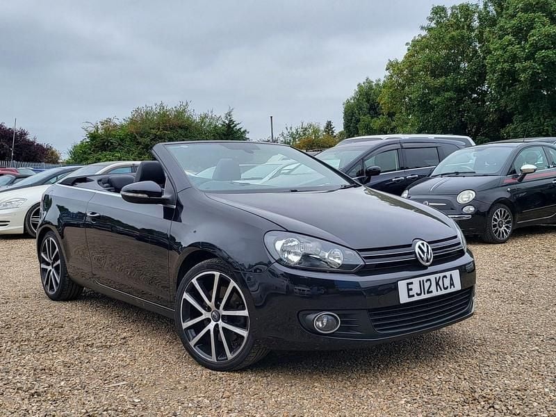 Black Used 2012 VW Golf Cabriolet GT Cabriolet | £5,995 (A bit pricey) - Image 1/4