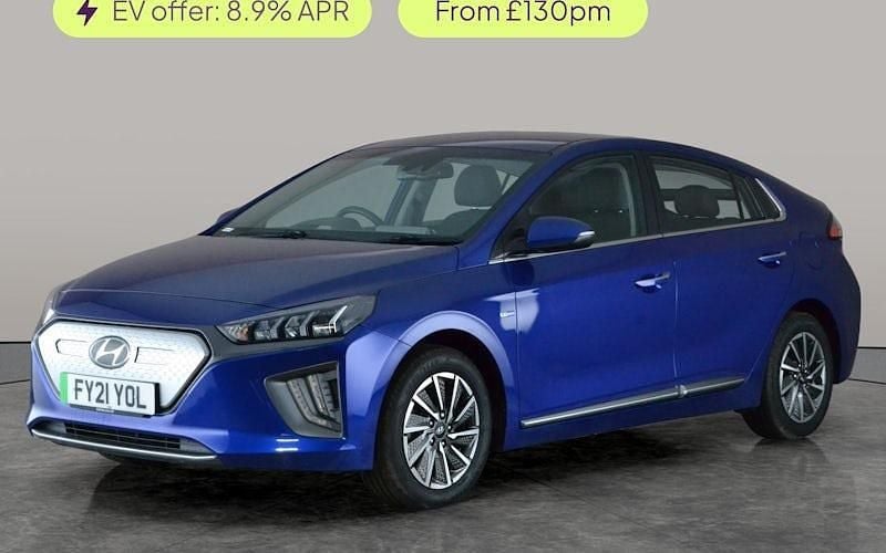Used Hyundai Ioniq Premium 100 kW (136 HP) 2021 Blue Hatchback