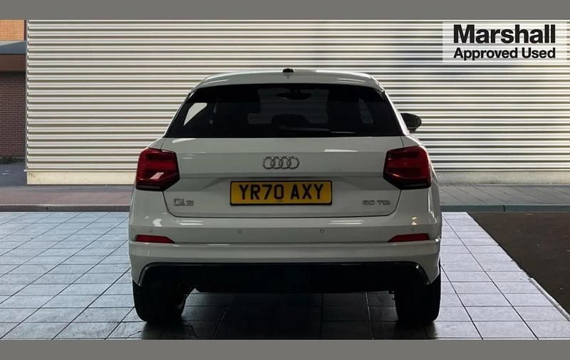 Begagnad Audi Q2 Black Edition 113 HK (83 kW) 2020 Vit SUV