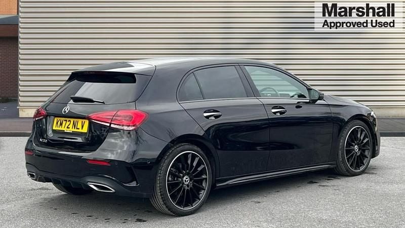 Used Mercedes A200 AMG Line Premium Plus 163 HP (119 kW) 2022 Black Hatchback