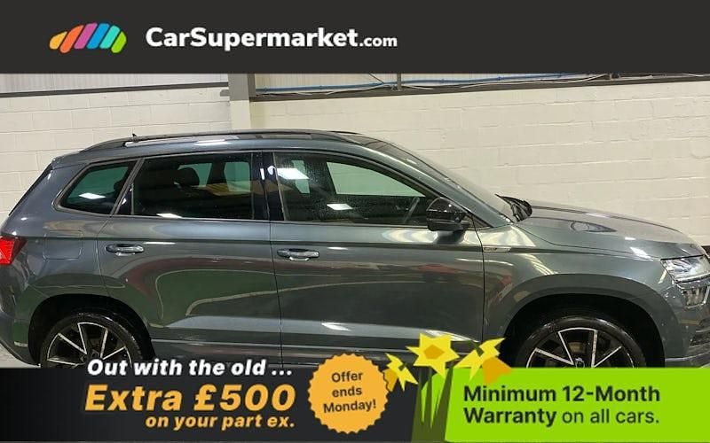 Used Skoda Karoq SportLine 150 HP (110 kW) 2020 Grey SUV