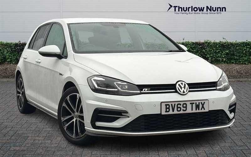 Used VW Golf VII R-line 150 HP (110 kW) 2019 White Hatchback