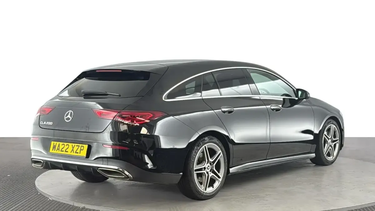 Used Mercedes CLA200 Shooting Brake AMG line 163 HP (119 kW) 2022 Black Estate