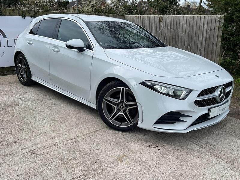 Used Mercedes A200 AMG line 150 HP (110 kW) 2021 White Hatchback