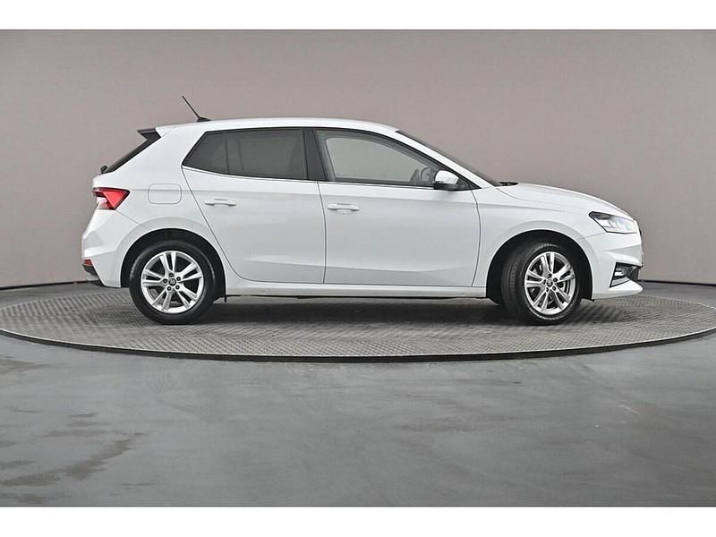 Used Skoda Fabia SE L 85 HP (62 kW) 2025 Moon white metallic Hatchback