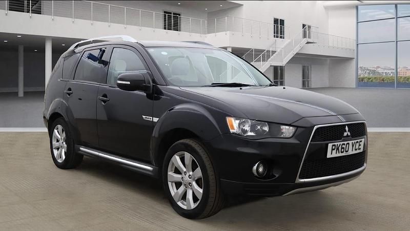 Black Used 2010 Mitsubishi Outlander SUV | £2,695 (Expensive) - Image 1/4