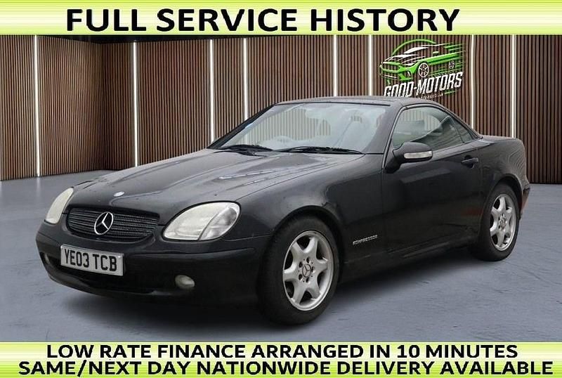 Used Mercedes SLK200 163 HP (119 kW) 2003 Black Cabriolet