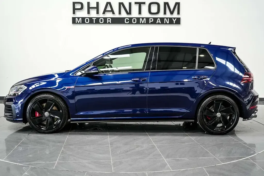 Used VW Golf VII GTI 245 HP (180 kW) 2018 Blue Hatchback