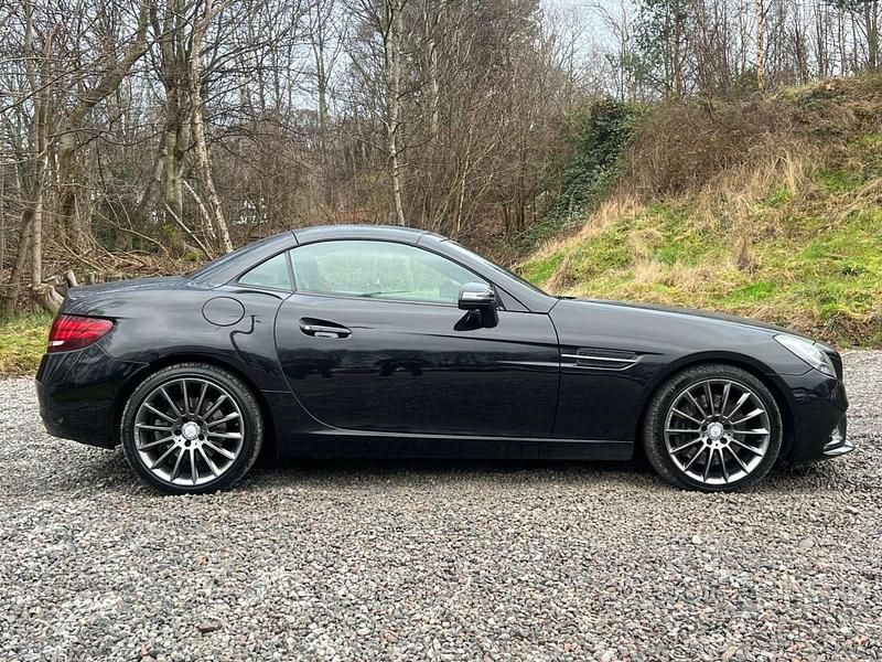 Used Mercedes SLC250 AMG line 2016 Black Cabriolet