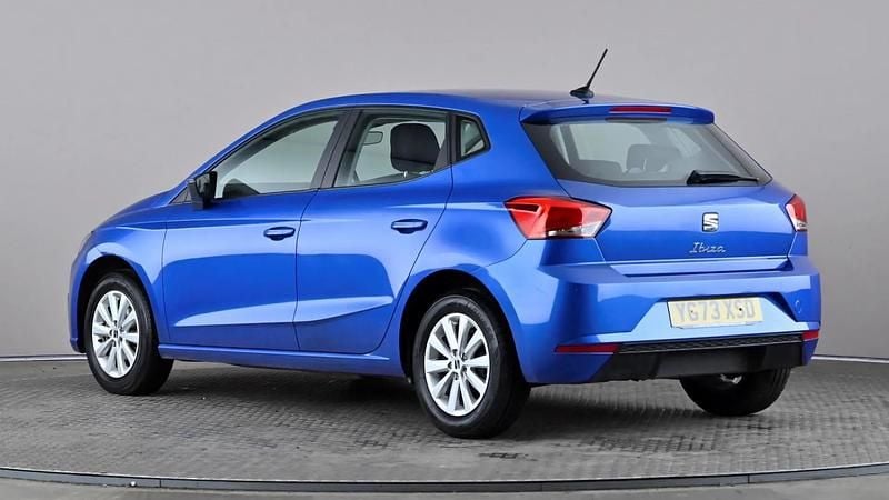 Used Seat Ibiza SE 95 HP (69 kW) 2023 Blue Hatchback