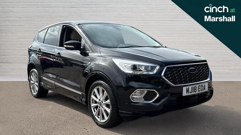 Black Used 2018 Ford Kuga Vignale SUV | £14,583 (Fair price) - Image 1/4