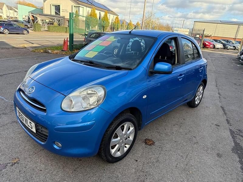 Used Nissan Micra Acenta 80 HP (58 kW) 2011 Blue Hatchback