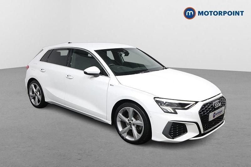 Used Audi A3 S-Line 2021 White Sedan