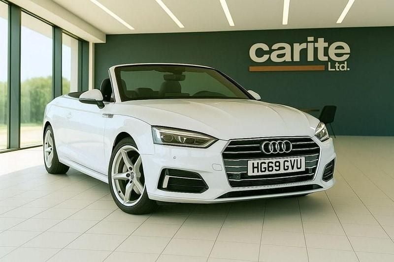 White Used 2020 Audi A5 Cabriolet Sport Cabriolet | £16,795 (Super price) - Image 1/3
