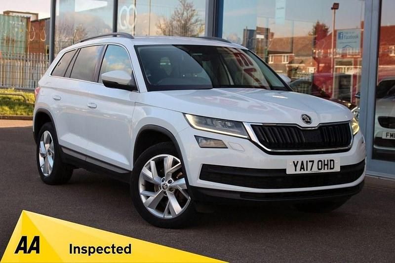 White Used 2017 Skoda Kodiaq SE L SUV | £17,495 (Fair price) - Image 1/4