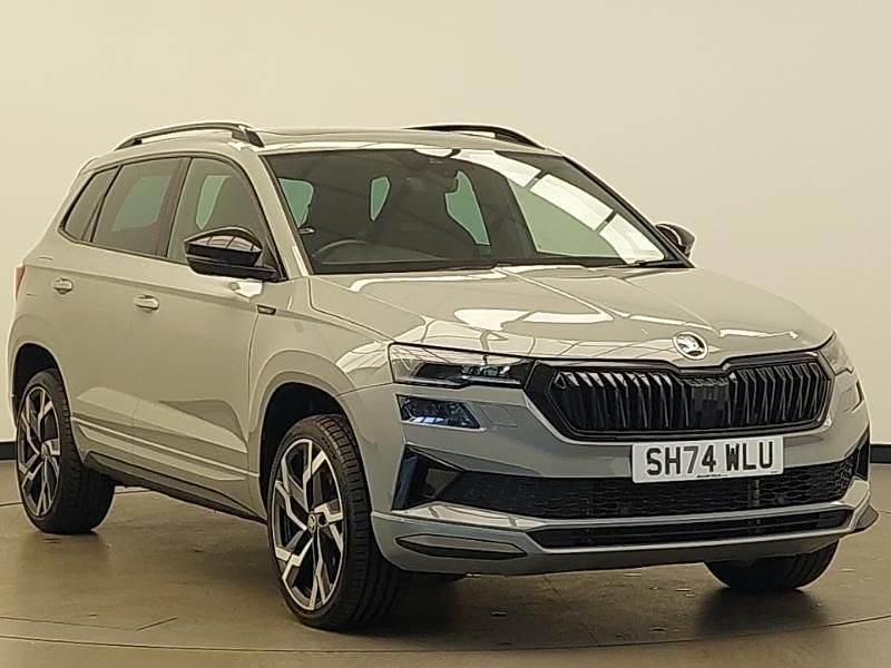 Grey Used 2024 Skoda Karoq SportLine SUV | £26,298 (A bit pricey) - Image 1/4