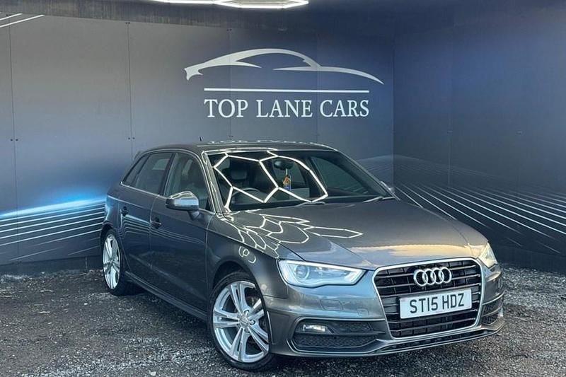 Used Audi A3 S-Line 150 HP (110 kW) 2015 Grey Hatchback