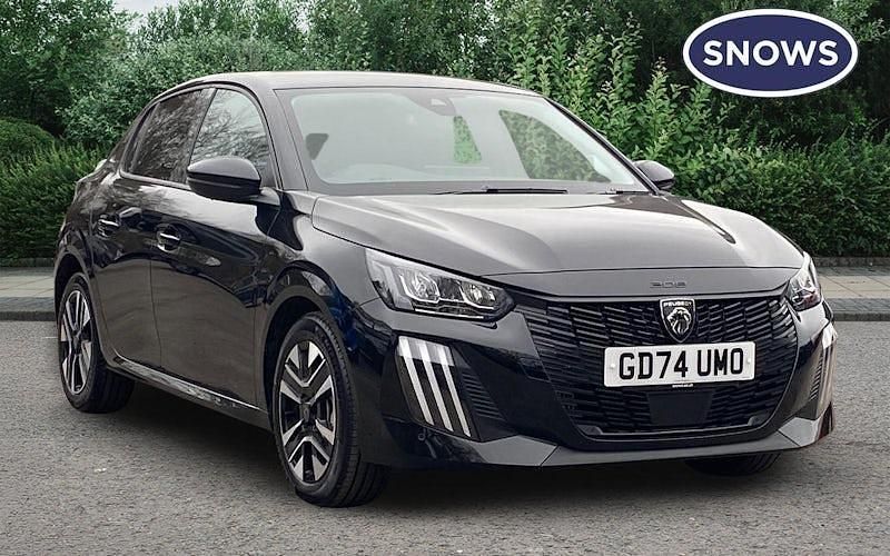 Used Peugeot 208 Allure 101 HP (74 kW) 2025 Black Hatchback