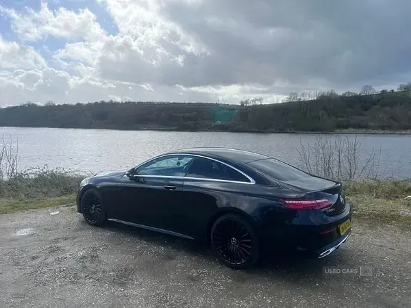 Used Mercedes E220 AMG line 194 HP (142 kW) 2019 Black Coupe